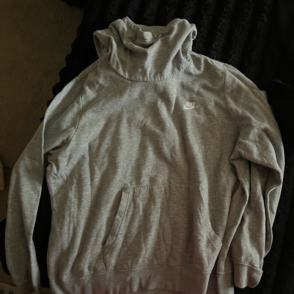 Nike Women's Gray Turtleneck hoodie